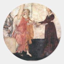 Giovanna Albizi With Venus And The Graces Round Sticker