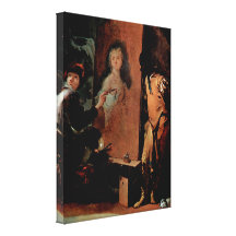 Giovanni Battista Tiepolo - Alexander the Great Stretched Canvas Prints