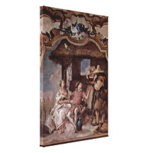 Giovanni Battista Tiepolo - Angelica and Medorus Canvas Print