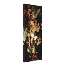 Giovanni Battista Tiepolo - education of Mary Gallery Wrap Canvas