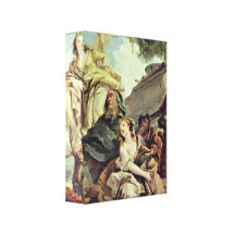 Giovanni Battista Tiepolo - Sacrifice Stretched Canvas Print