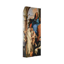 Giovanni Battista Tiepolo - StRosa keeps child Gallery Wrap Canvas