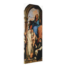Giovanni Battista Tiepolo - StRosa keeps child Gallery Wrapped Canvas