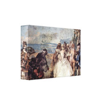 Giovanni Domenico Tiepolo - Carnival Gallery Wrap Canvas