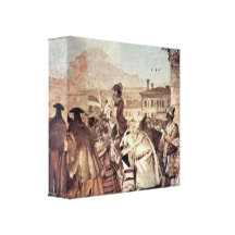 Giovanni Domenico Tiepolo - The barker Gallery Wrapped Canvas