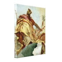 Giovanni Tiepolo - Apotheosis of Pisani family Gallery Wrapped Canvas