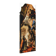 Giovanni Tiepolo - Pope Clementpray to Trinity Canvas Prints