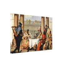 Giovanni Tiepolo - The Banquet of Cleopatra Canvas Print