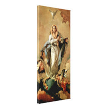 Giovanni Tiepolo - The Immaculate Conception Stretched Canvas Print