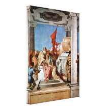 Giovanni Tiepolo - The Sacrifice of Iphigenia Canvas Prints