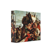 Giovanni Tiepolo - Way of the Cross of Christ Gallery Wrapped Canvas