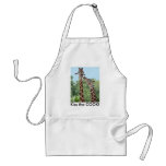 Giraffe Apron: Kiss the COOK!