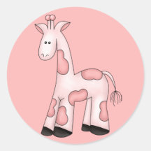 Giraffe Baby Sticker