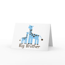 Giraffe Big Brother Card