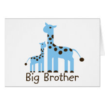 Giraffe Big Brother Card