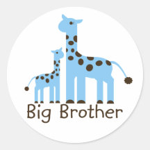 Giraffe Big Brother Sticker