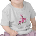 Giraffe Big Sister T Shirts