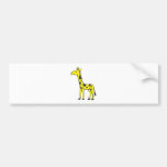 Giraffe Bumper Sticker