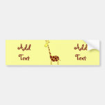 Giraffe Bumper Sticker