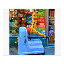 Giraffe- Chinatown, NYC Photograph