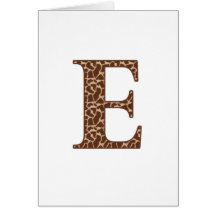 Giraffe E Cards