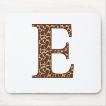 Giraffe E Mouse Pad