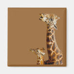 Giraffe Family Gift Fridge Magnets