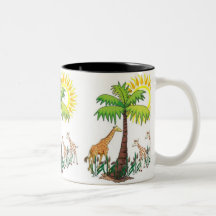 Giraffe Family Mug