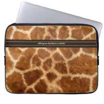 Giraffe Fur  Sleeve - Customise laptop sleeves