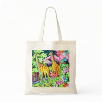 Giraffe Jungle Budget BagTote