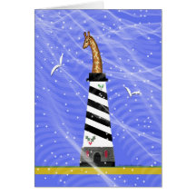 Giraffe Light House Cards