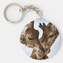 giraffe love keychains