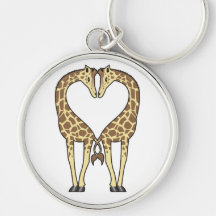 Giraffe Love Keychains