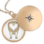 Giraffe Love Personalized Necklace
