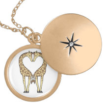 Giraffe Love Personalized Necklace