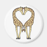 Giraffe Love Refrigerator Magnet
