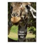 giraffe mother's day card