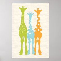 Giraffe Nursery Print