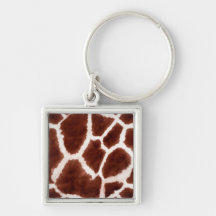 Giraffe Pattern Animal Print Keychains