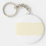 Giraffe Pattern. Cream Colour Keychain