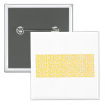 Giraffe Pattern. Yellow. Pinback Button
