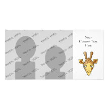 Giraffe Photo Card Template