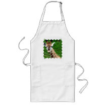 Giraffe Photo Long Apron