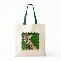 Giraffe Photo Small Environmental Tote Bag