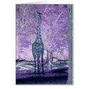 Giraffe Pop Art cards