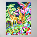Giraffe Poster posters