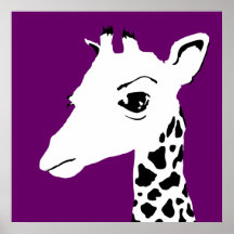 giraffe posters