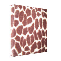 Giraffe Print Gallery Wrapped Canvas