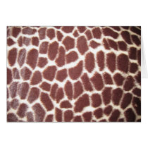 Giraffe print greeting cards