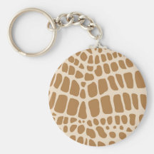 Giraffe Print Key Chains
